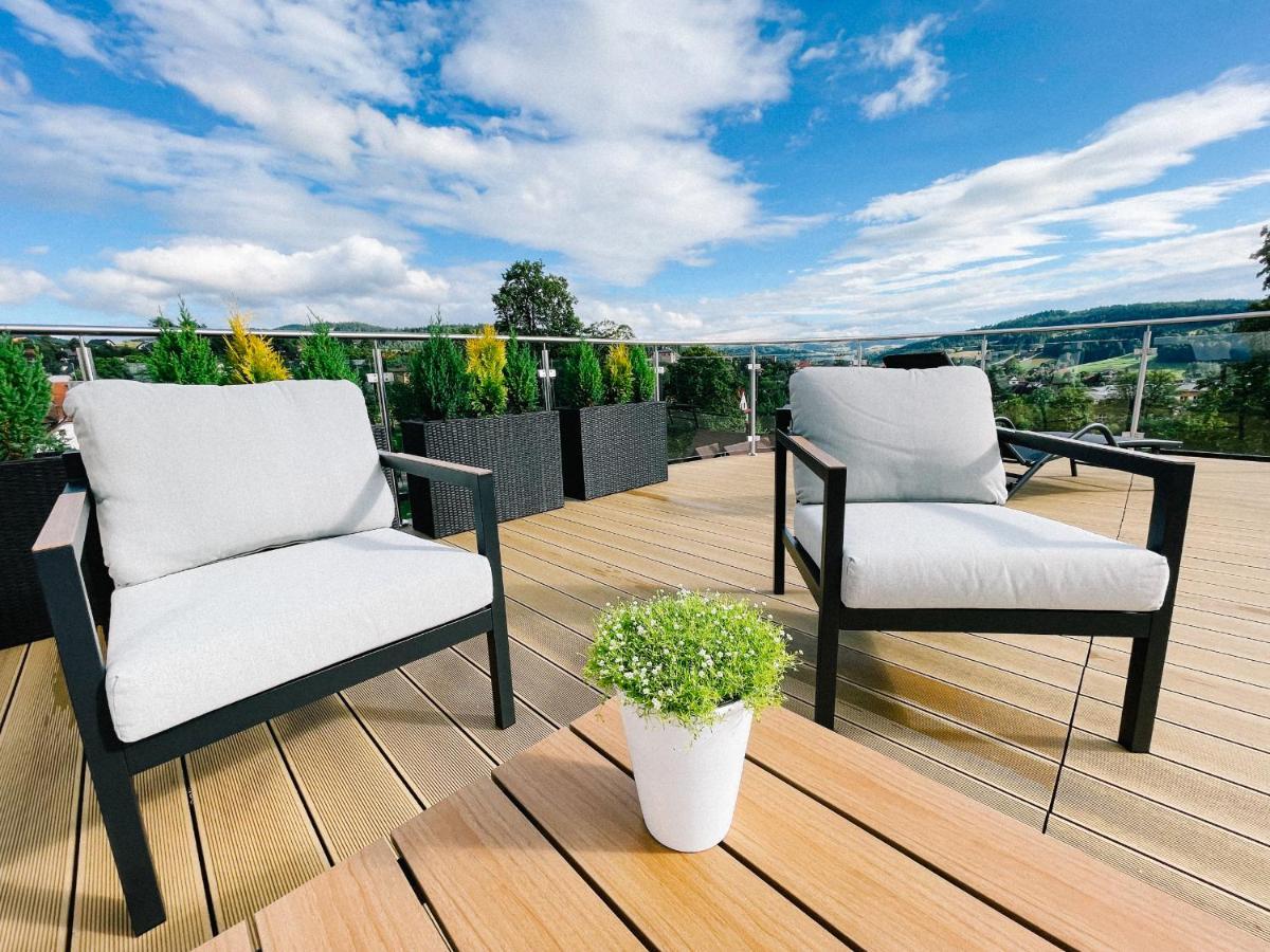 Penthouse Sloneczna Rapsodia - Blisko Parku Zdrojowego - Duzy Taras Na Dachu - Piekny Widok - Winda - Garaz Apartment Rabka Luaran gambar